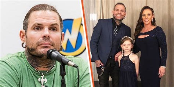 WWE Superstar Jeff Hardy with his wife Beth Britt Hardy keeping their