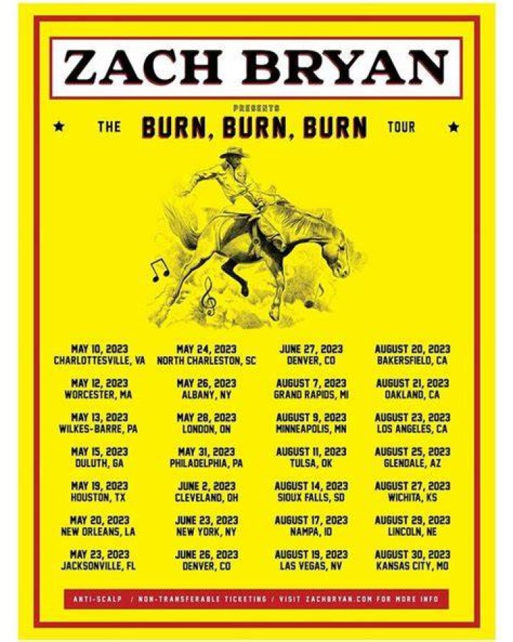 Zach Bryan 2023 tour Ticket prices, sale, and tour dates revealed